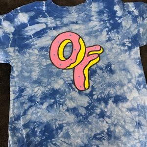 Blue Tye Dye Odd Future T shirt